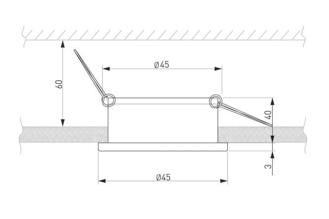 Светильник встраиваемый ELEKTROSTANDARD Luss 5.5x0.3x5.8 см, LED