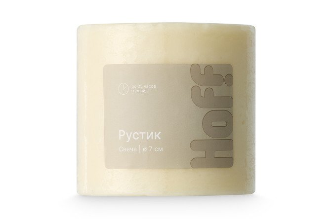 Свеча HOFF Рустик 6.5 см