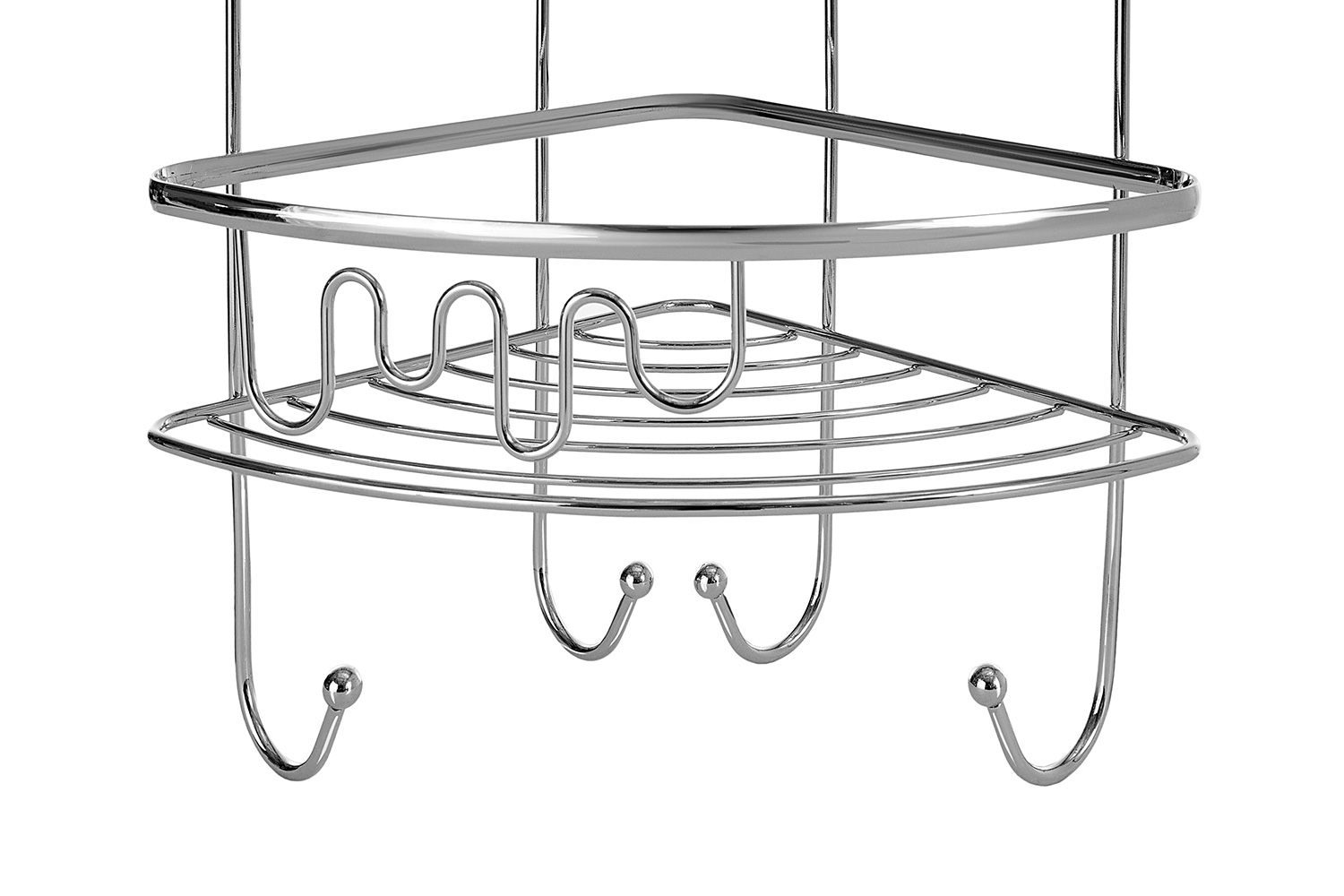 Полка угловая 2-ярусная BERKRAFT 86777-001A 21x46x21 см