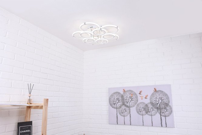 Фото 8 Люстра SCHAFFNER Rustico 23 кв.м., 69.5x12.5x69.5 см, LED