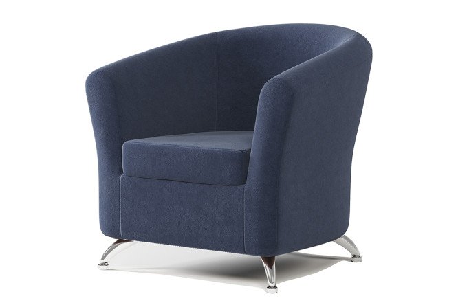 Изображение товара Кресло Евро из велюра, размеры 82,5х76х82 см, нагрузка 120 кг