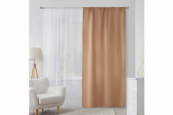Изображение товара Штора на ленте MICASA Jacqueline 150x280 см светло-бежевый