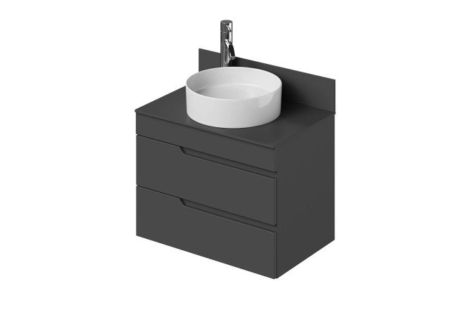 Изображение товара Тумба подвесная Alexa 70 70.2 см, цвет каркаса графит (3-810UP), фасада графит (3-810UP)