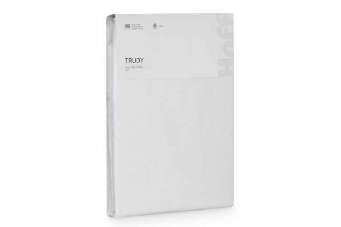 Фото 8 Тюль HOFF Trudy 300х280 см, 1 шт., цвет экрю