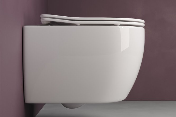 Унитаз подвесной CERAMICANOVA Play Rimless 37х34х49 см