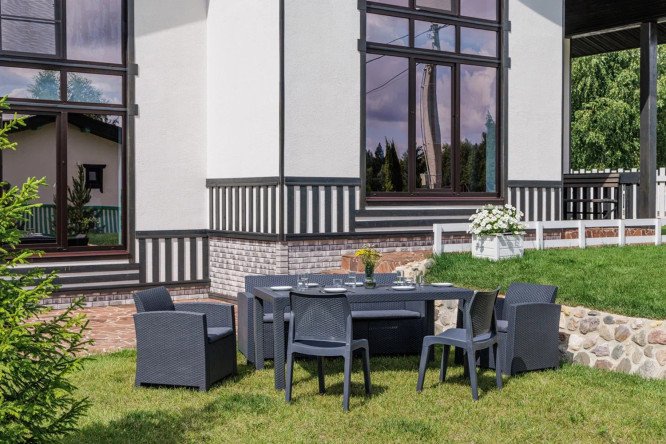 Изображение товара Комплект мебели Lana Dining цвет графит