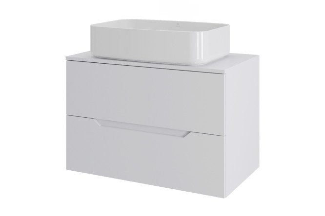 Изображение товара Подвесная тумба для ванной ORANGE Line 80 с раковиной МДФ 81 см