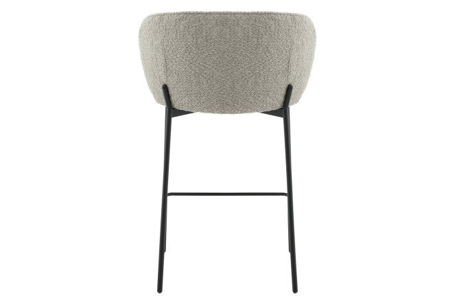 Стул барный Stool Group Тисдейл 56х94.5х56 см, цвет обивки светло-зелёный, ножек чёрный