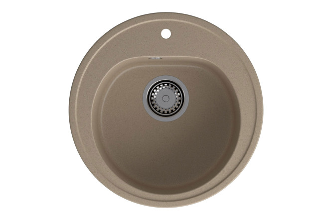 Изображение товара Мойка врезная GRANFEST Rondo GF-R-510 50х50х19 см Изображение товара Мойка врезная GRANFEST Rondo GF-R-510 50х50х19 см