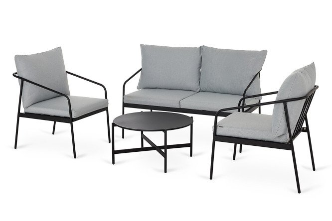 Изображение товара Tacome садовый набор из стали, тёмно-серый/чёрный