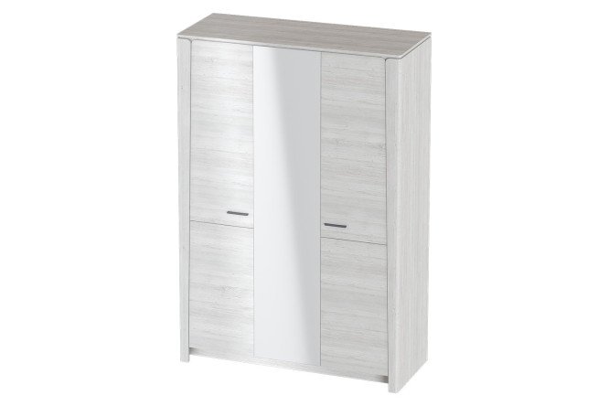 Изображение товара Трехдверный шкаф Мальта из ЛДСП и МДФ для спальни и гардеробной