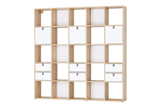 Изображение товара Стеллаж Bricks 25 секций с ящиками и дверками