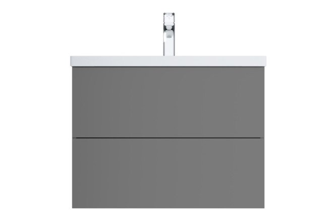 Изображение товара Подвесная база под раковину AM.PM Gem 75 см графит матовый без раковины