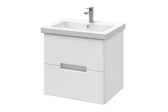 Изображение товара Тумба подвесная Sanstar Ориана 285.1-1.4.1.ККОМ 57 см с раковиной белый