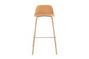 Барный стул Stool Group Mist 47х90х47 см, цвет сидушки жёлтый, ножек жёлтый