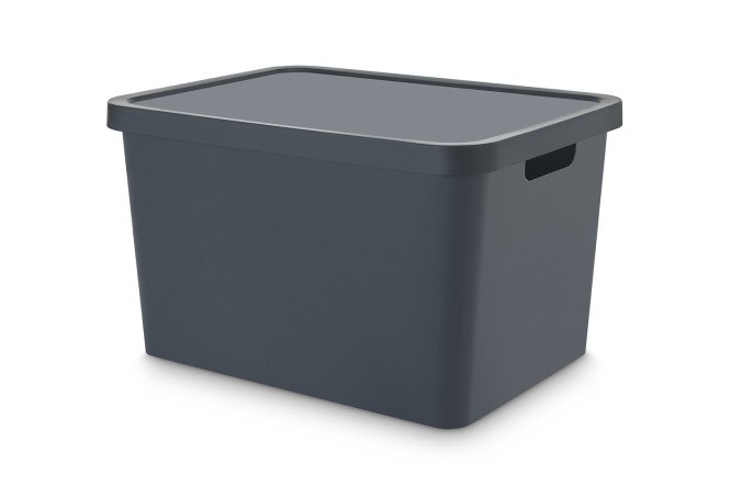 Изображение товара Контейнер с крышкой TRN-236 Anthr 27.7x22x37 см 18 л для хранения