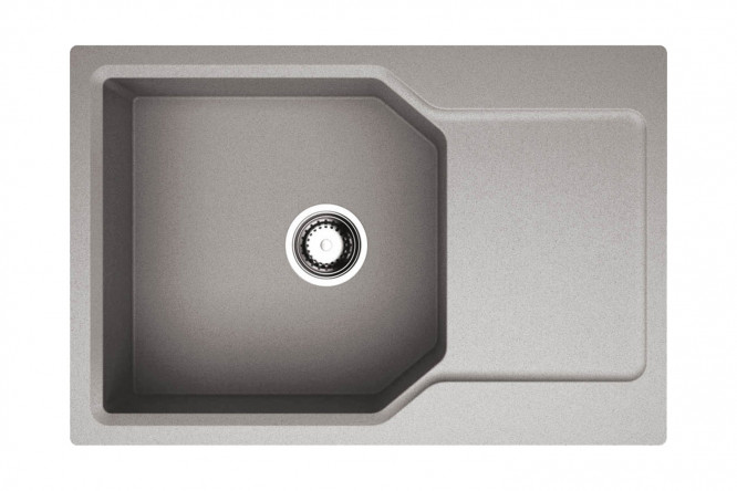 Изображение товара Мойка врезная с крылом OMOIKIRI Yonaka 78-LB-GR серый 78х51х19 см