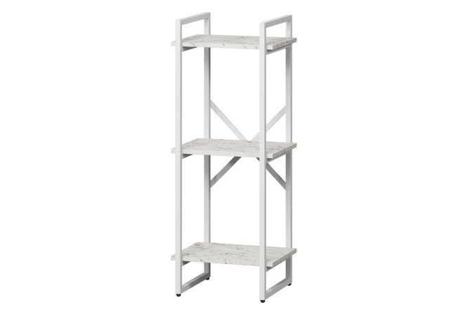 Изображение товара Стеллаж Роквуд Рант из стали и ЛДСП без дверцы и ящиков