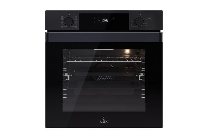 Изображение товара Электрический духовой шкаф LEX EDP 610 DX Wide Series, 75 л, черный