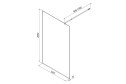 Душевая перегородка Func 120x200 см 120х200х1.5 см