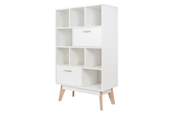 Изображение товара Комод с радиорамой белый 80x135x40 см современная мебель