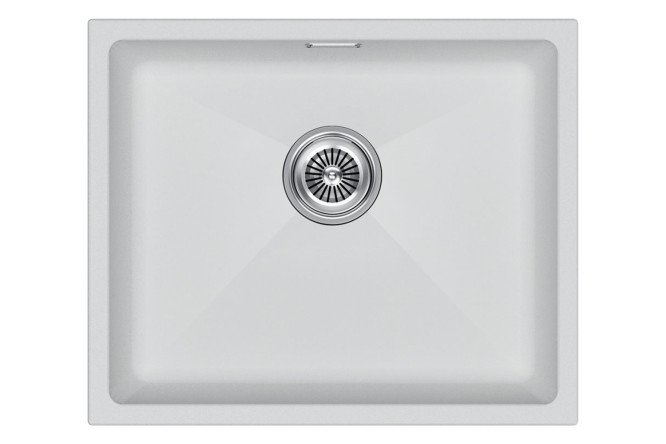 Изображение товара Мойка врезная PAULMARK Lumi 55UNI IT-GRANIT LU55-WH 55.5х46х21 см