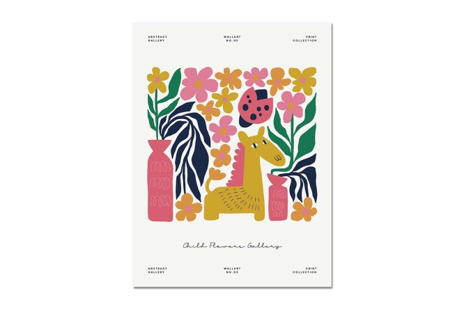 Изображение товара Постер Чайлдфлауер 30х40 см из бумаги для украшения интерьера