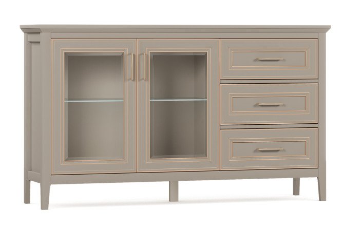 Изображение товара Тумба Classic глиняный серый 157,7х92,8х40,5 см