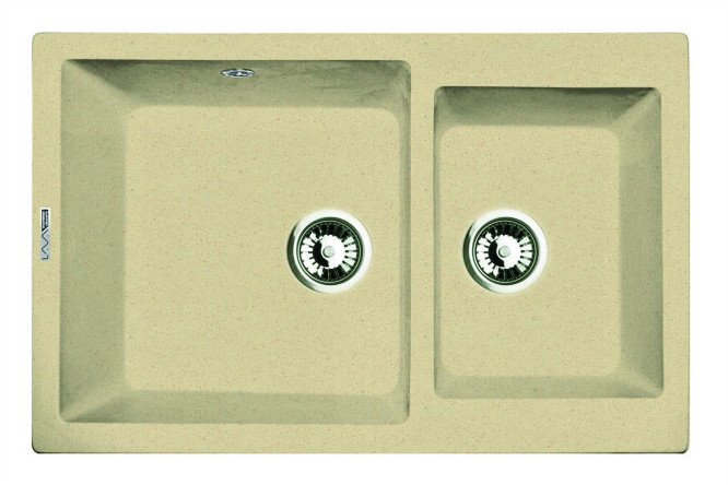 Изображение товара Мойка врезная LAVA D.3 77.5х49х21 см из инженерного гранита