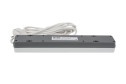 Сетевой фильтр Uniel Standard S-GSR5-3 U2C1 WHITE/GREY с заземлением 3 м