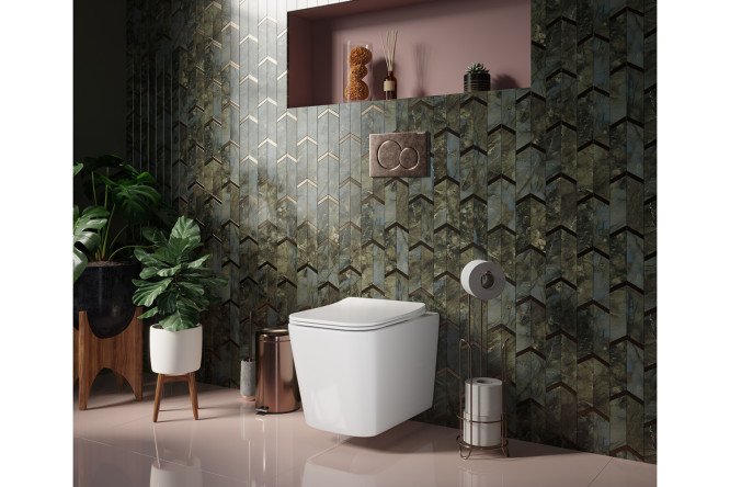 Унитаз подвесной CERAMICANOVA Cubic Rimless CN1806 36х37х53 см