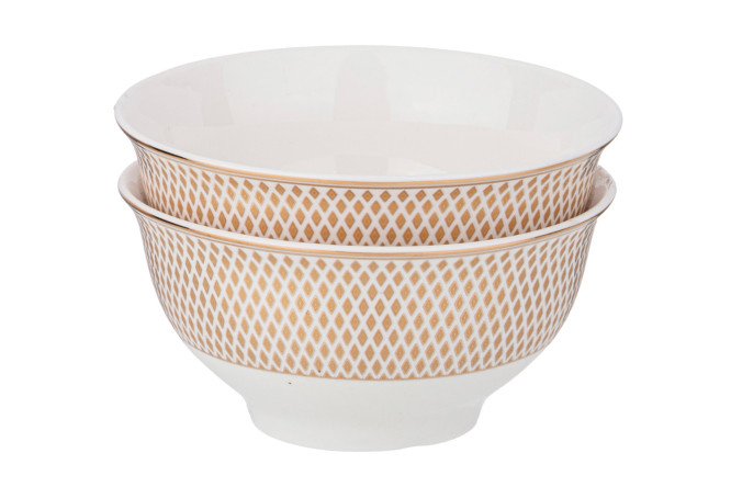 Фото 8 Столовый сервиз Lefard Radial gold на 6 персон 23 предм., Фарфор