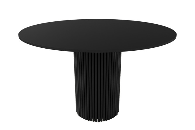 Изображение товара Стол GENGLASS Trubis Wood с трубчатым подстольем 120х75х120 см