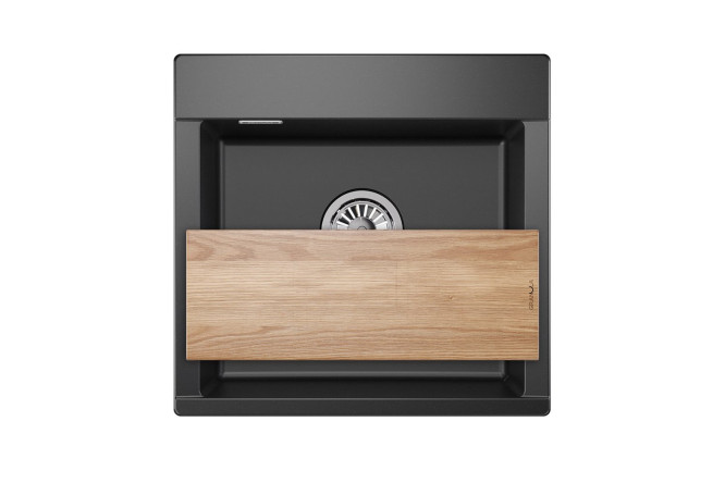 Изображение товара Врезная кухонная мойка GRANULA Estetica 5201 из кварца 52х50х22 см