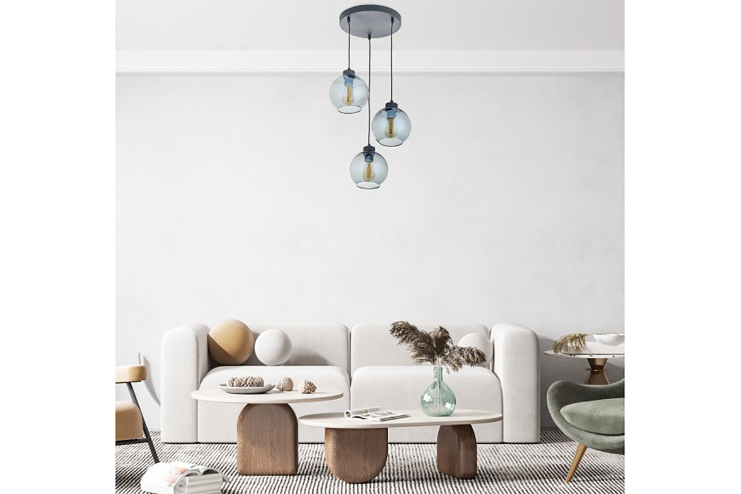 Светильник подвесной TK LIGHTING Cubus Graphite 12 кв.м., 50х45х50 см, E27