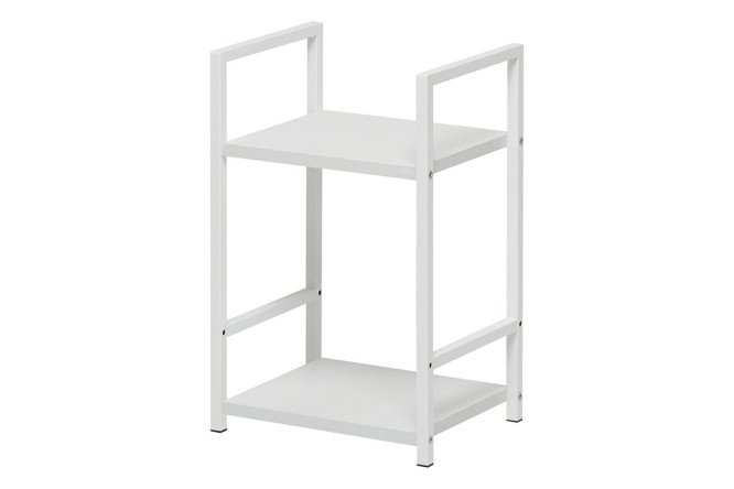 Изображение товара Стеллаж Стилвуд 2 полки, белый, 30x47x23,5 см