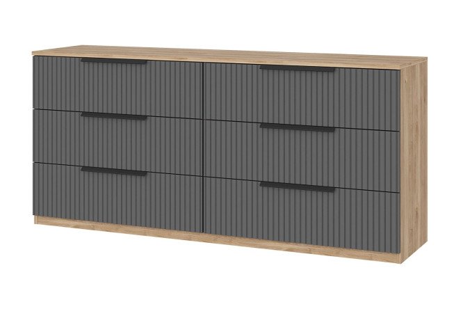 Изображение товара Комод Астория широкий с 6 ящиками стильный и вместительный