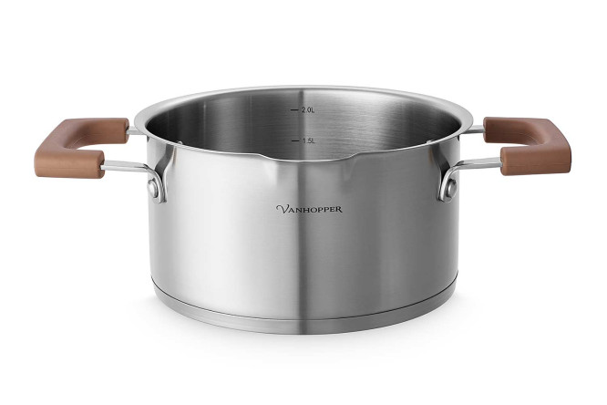 Кастрюля с крышкой VANHOPPER Elegant 2.4 л