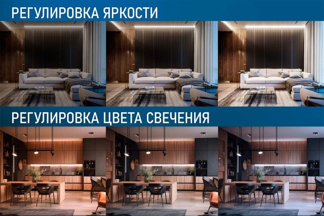 Фото 7 Люстра LED Natali Kovaltseva Innovation style 25 кв.м., LED, 80 см