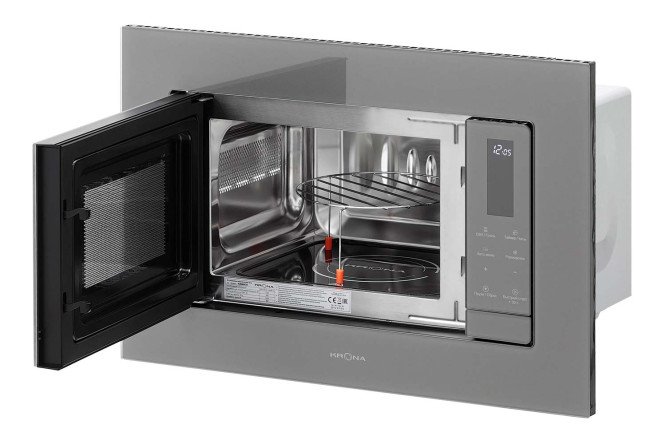 Микроволновая печь KRONAsteel KRMW31 MYSTERIUM mw 60 GR ,серый, 59.5х39х31.9 см