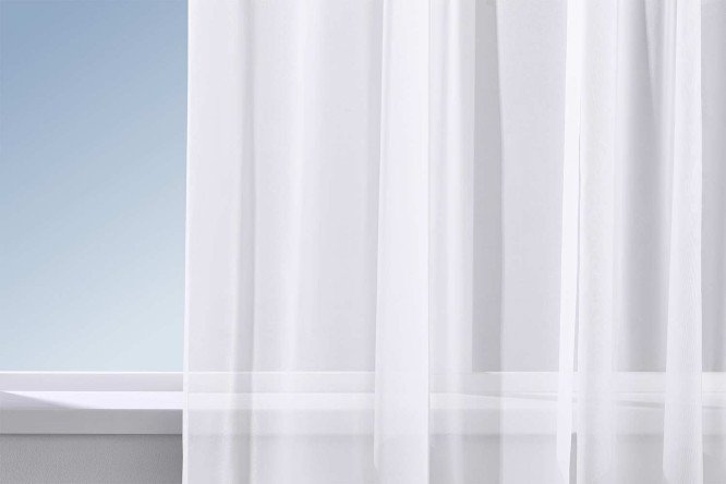 Изображение товара Тюль MITTE Emily 300х260 см, 1 шт., цвет белый
