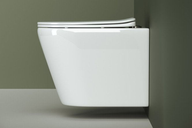 Унитаз подвесной CERAMICANOVA Highlight Rimless 36х35х52 см