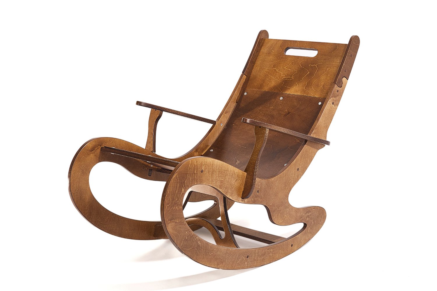 Реставрация кресла качалки с деревянными подлокотниками своими руками