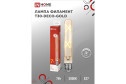 Лампа светодиодная IN HOME Deco LED-T30-deco gold E27, 7W, Цилиндр, 3000 К, Тёплый