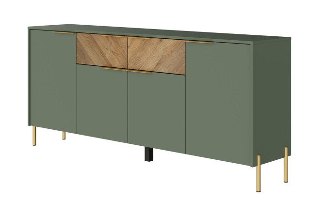 Изображение товара Тумба Siena из ЛМДФ и ЛДСП размеры 196,9х86,2х40,5 см современный дизайн