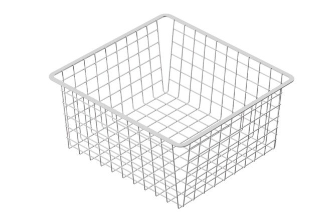 Изображение товара Проволочная выдвижная корзина Оскар для шкафа размеры 39,3х18,5х36,8 см