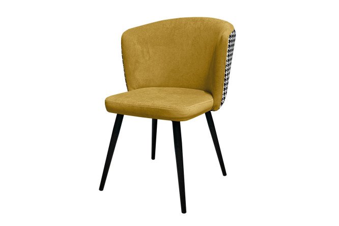 Изображение товара Стул Dallas с велюровой обивкой и металлическими ножками