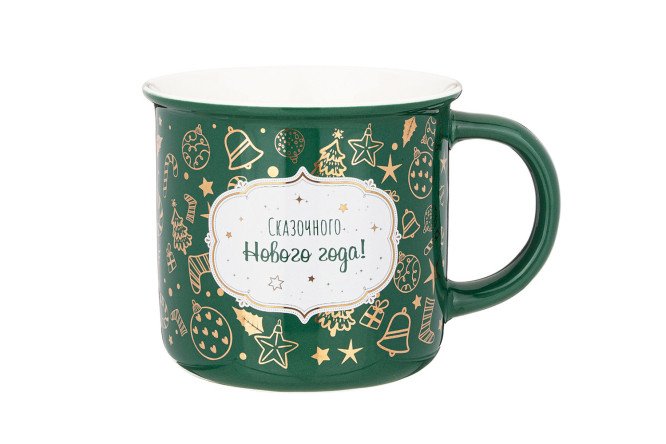 Изображение товара Кружка Lefard Winter Story 355 мл из фарфора без микроволновки и посудомойки