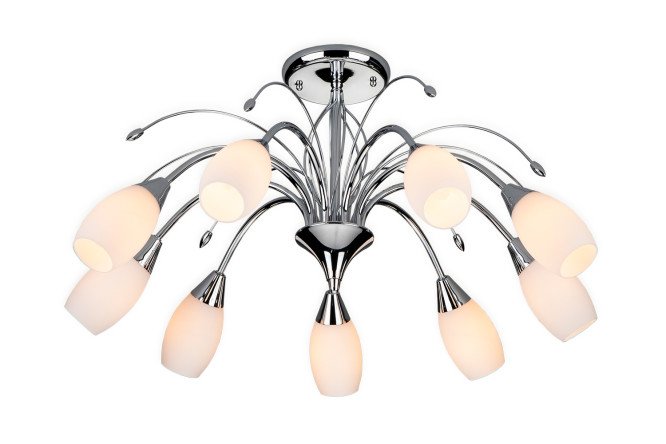 Изображение товара Потолочный светильник EUROSVET Ginevra 22080/9 29 кв.м E14 современный дизайн