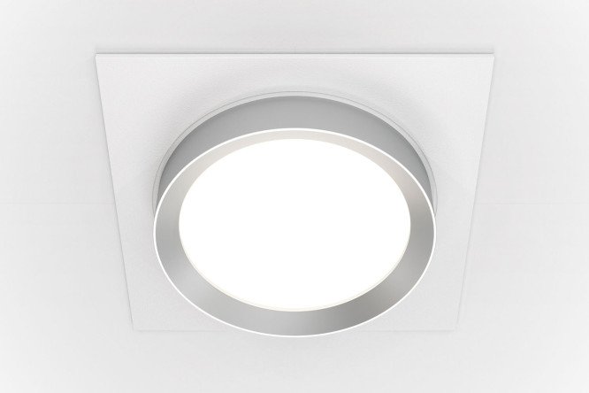 Светильник встраиваемый MAYTONI Downlight Hoop 11x5.2x11 см, GX53